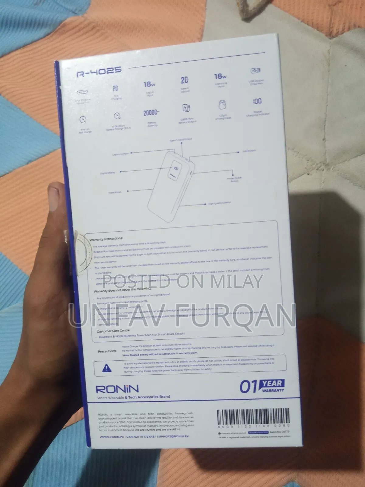 Ronin 20,000mah Powerbank