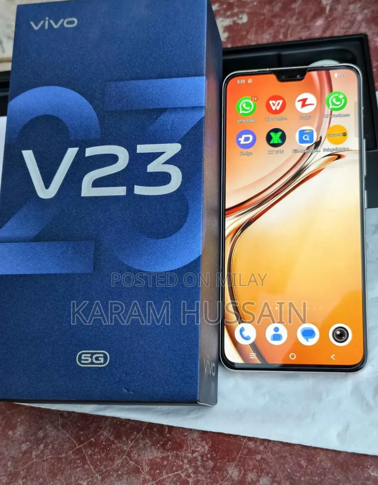Vivo V23 5G 256 GB Gold