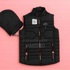 Photo - Man's Parachute Printed Sleeveless Jacket