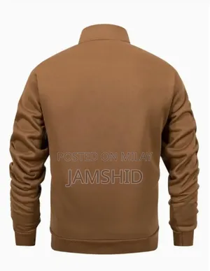 Man's Fleecee Plain Zipper Track Suit