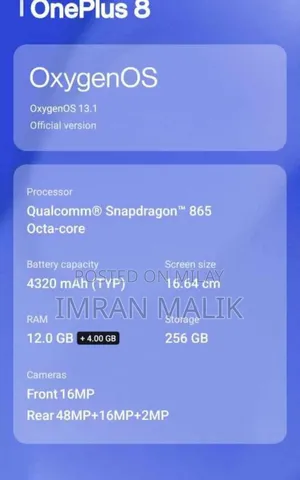 OnePlus 8 256 GB Rose Gold