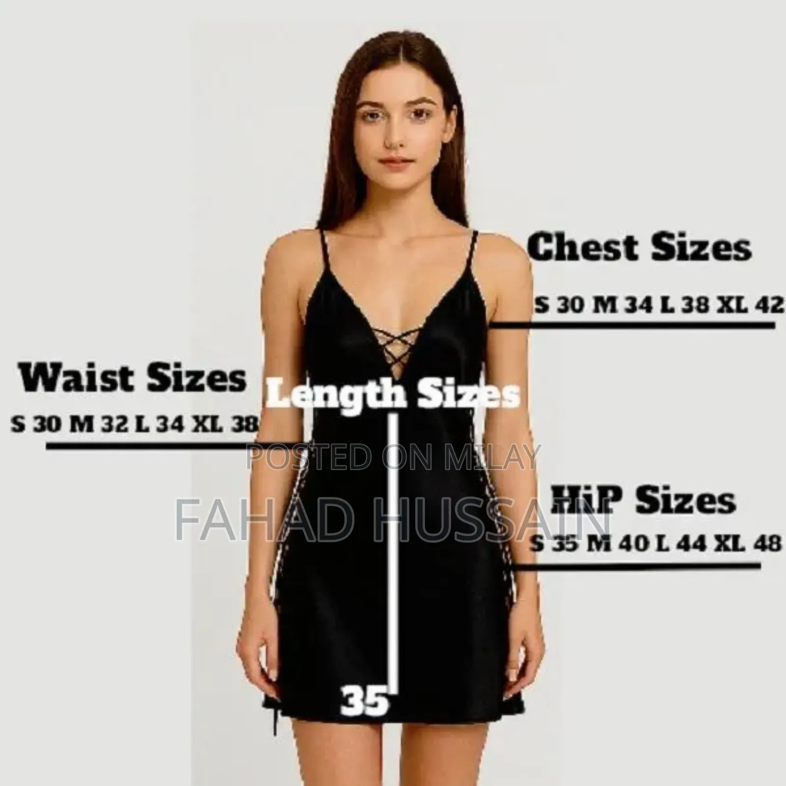 1 Pc Women Silk Nighty Comfortable Fabric