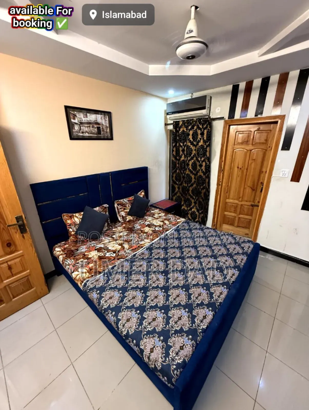 Furnished 2bdrm Apartment in Al.Mustafa Tower, E-11 for rent