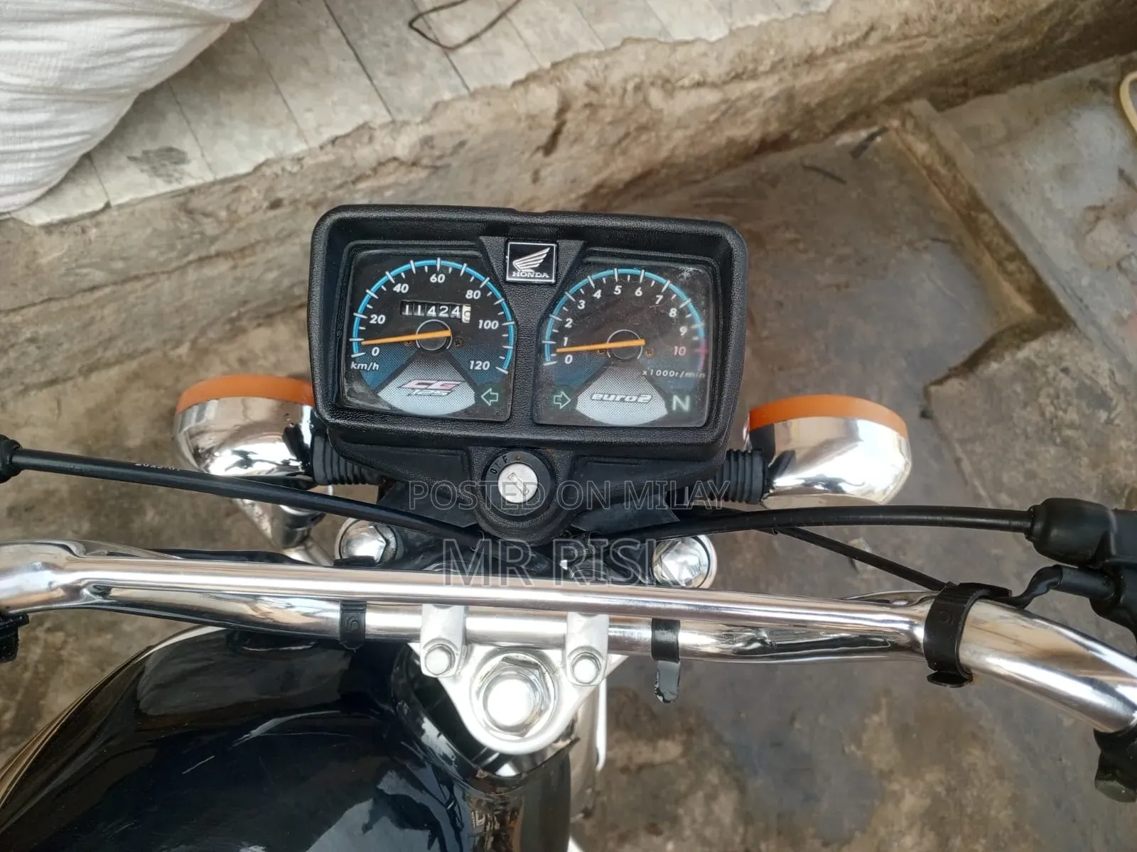 New Honda CG110 2023 Black