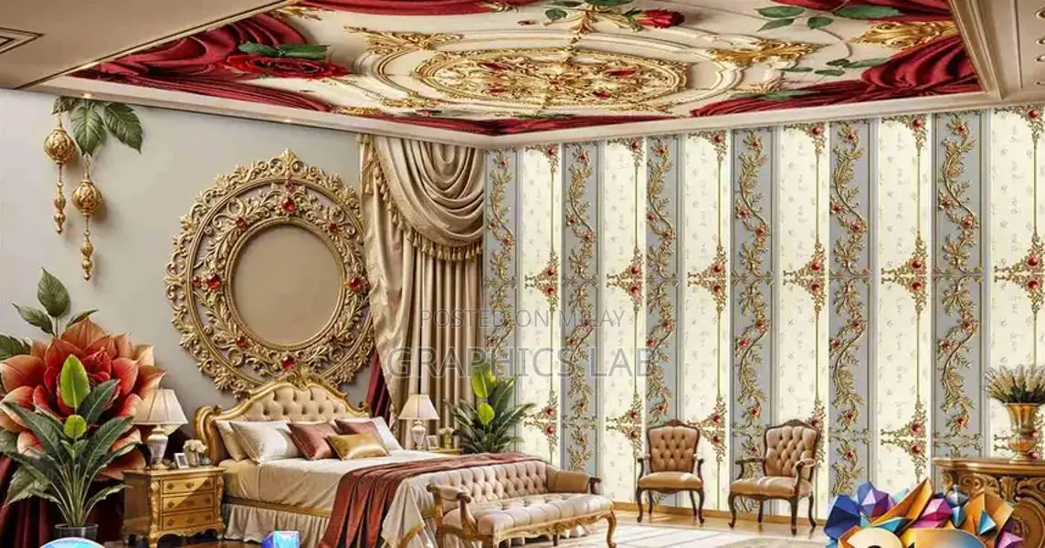 3D Flex Decorative Waterproof Wallpaper Sheets