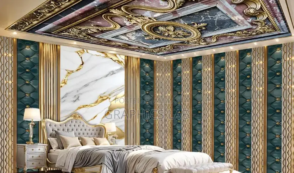 3D Flex Decorative Waterproof Wallpaper Sheets