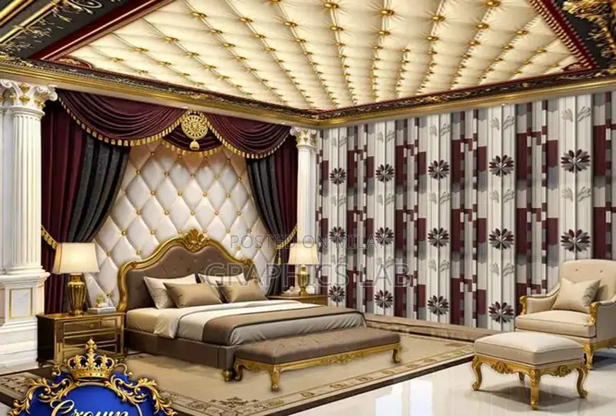 3D Flex Decorative Waterproof Wallpaper Sheets