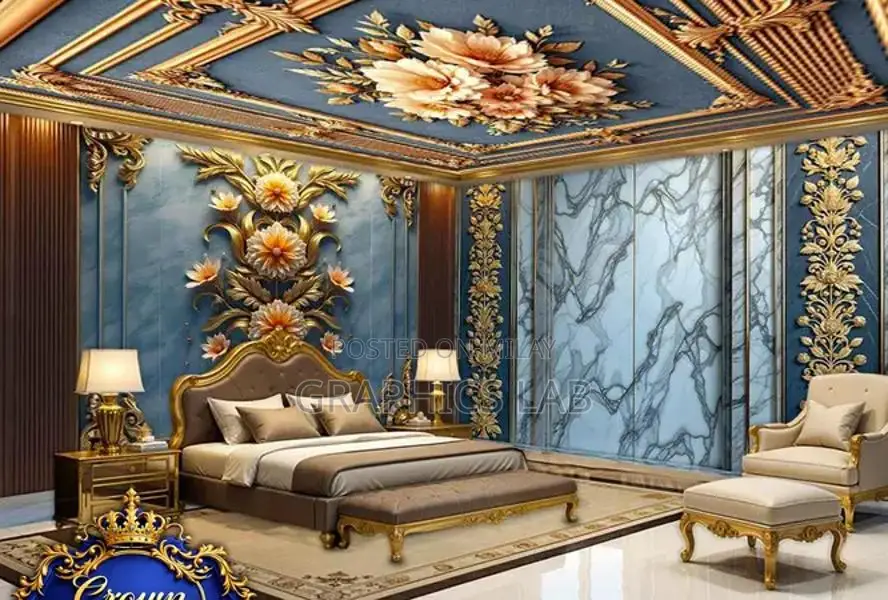 3D Flex Decorative Waterproof Wallpaper Sheets