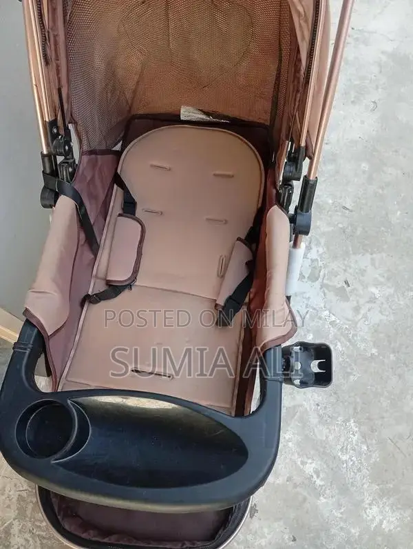 Versatile Foldable Baby Stroller with Multi-Position Comfort