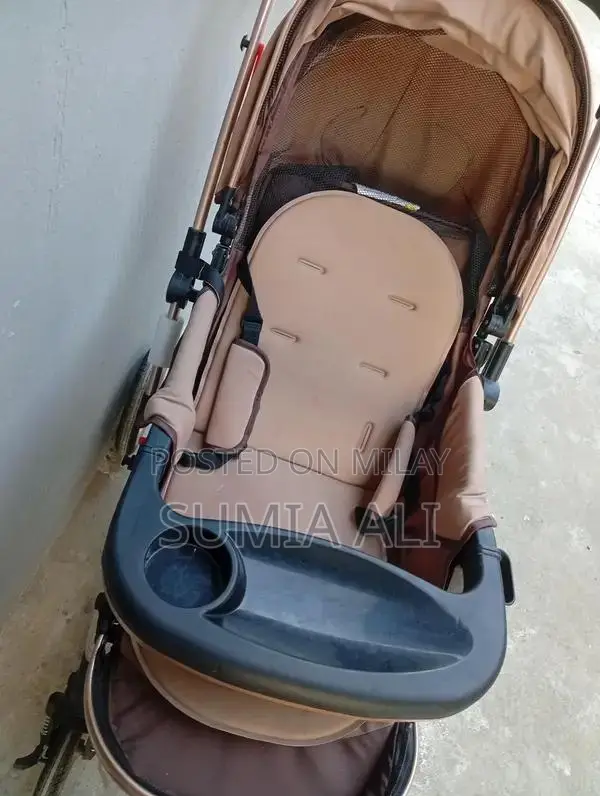 Versatile Foldable Baby Stroller with Multi-Position Comfort