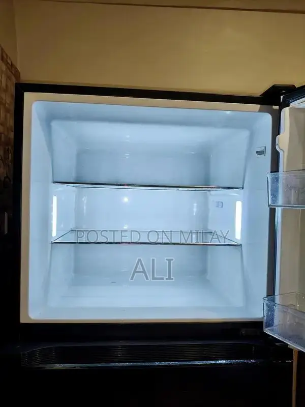 Haier Digital Inverter Refrigerator with Red Glass Door