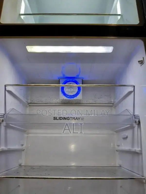 Haier Digital Inverter Refrigerator with Red Glass Door