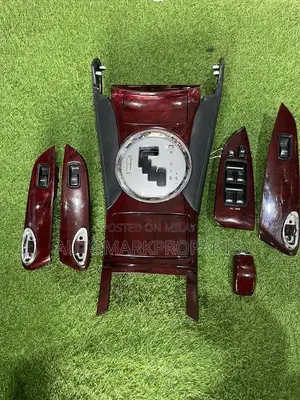 Photo - Toyota Mark X Interior Formica Trim Set - Console Panel and Gear Compo