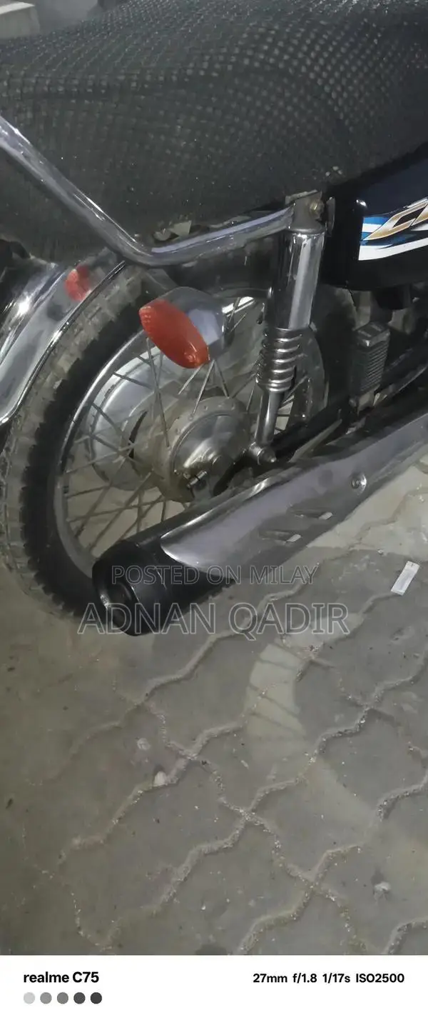 Honda CG125 Motorcycle - 2020-21 Model in Black