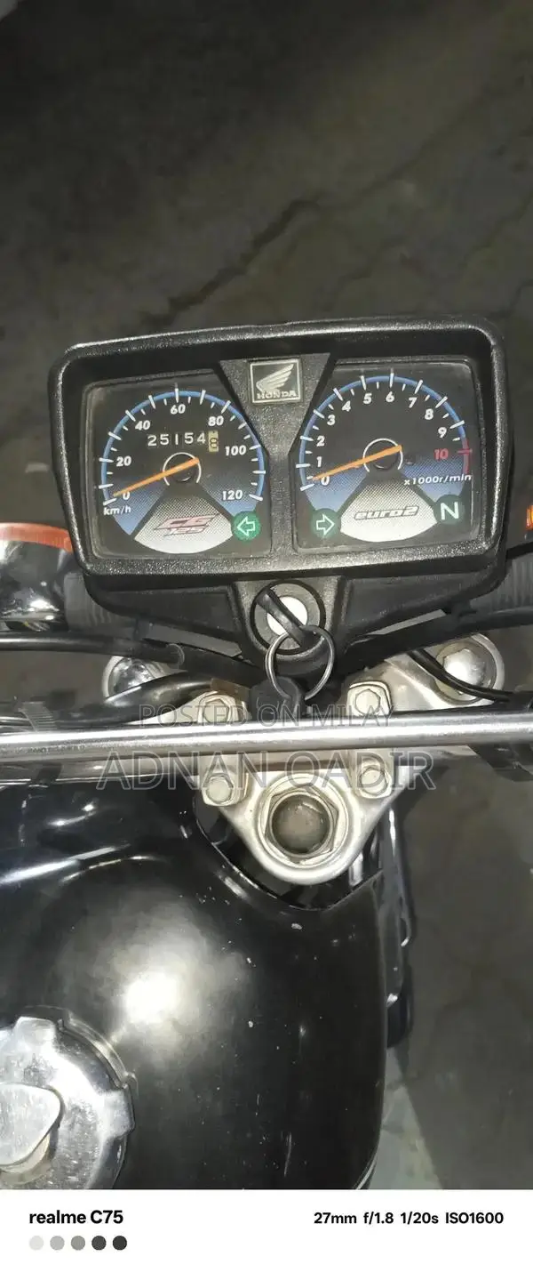 Honda CG125 Motorcycle - 2020-21 Model in Black