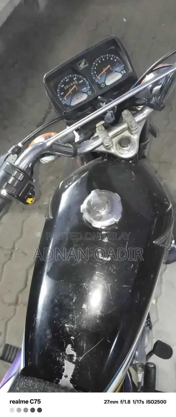 Honda CG125 Motorcycle - 2020-21 Model in Black