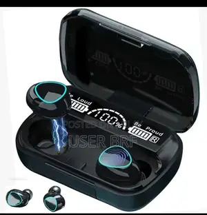 M10 TWS Bluetooth Earbuds with LED Display and Power Bank