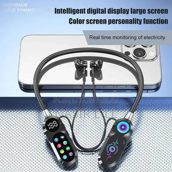 Wireless Neck Headphones with Active Noise Cancellation