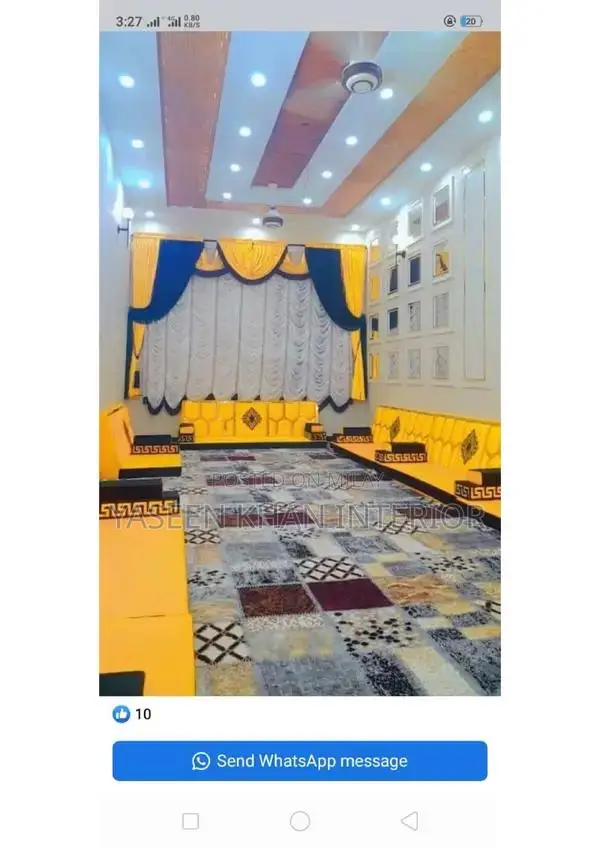 Custom Arabic Style Majlis Sofa - Traditional Seating Solution