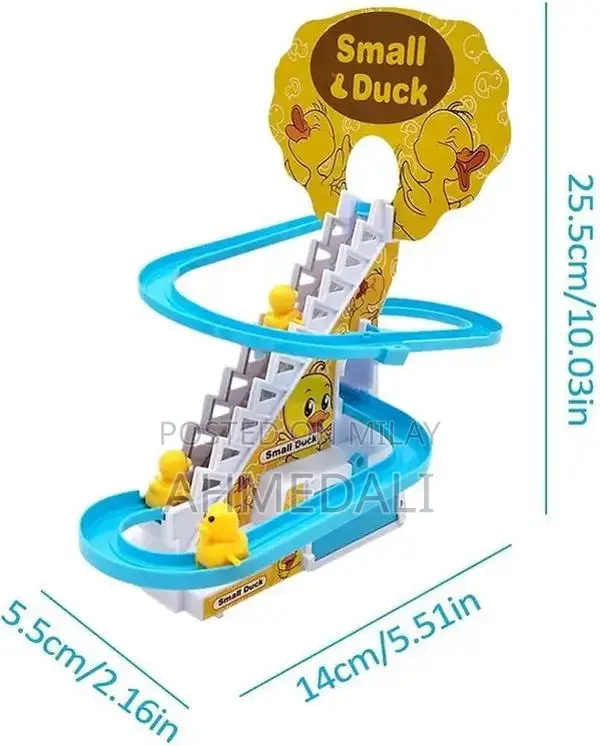 Musical Duck Kids Climbing Toy with Slides and Ladder