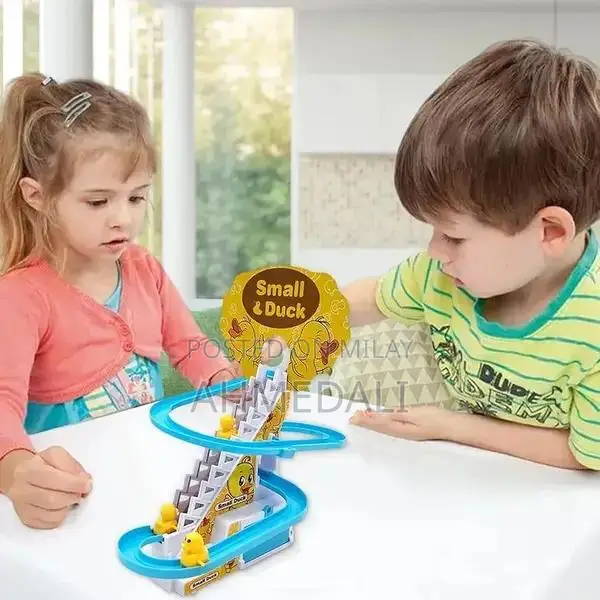 Musical Duck Kids Climbing Toy with Slides and Ladder