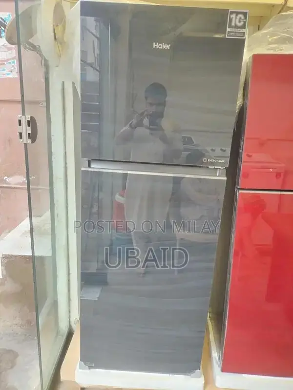 Haier Glass Door Refrigerator Model 346 with Premium Features