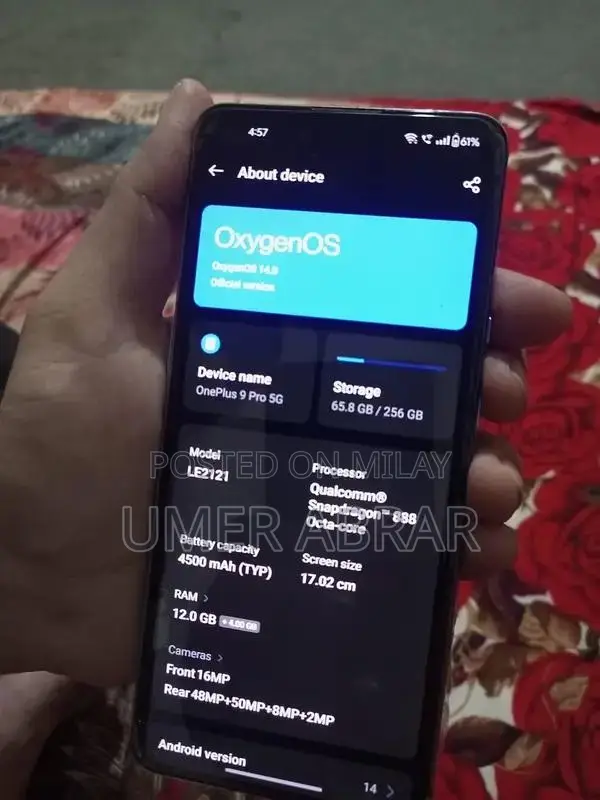 High-Performance OnePlus 9 Pro 5G Smartphone