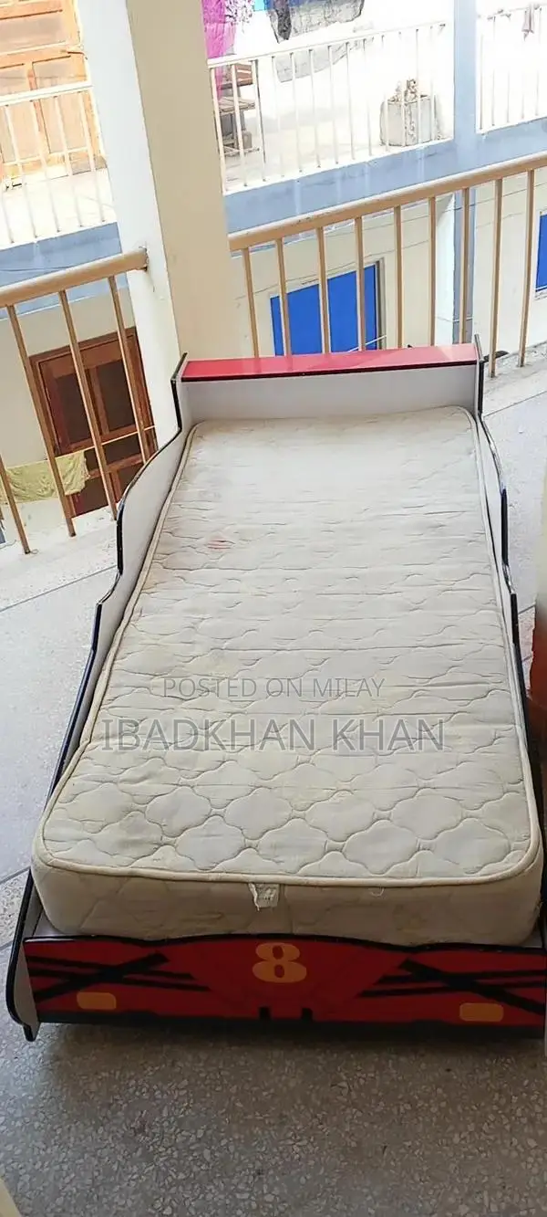 Wooden Bed Frame with Headboard - Excellent Condition