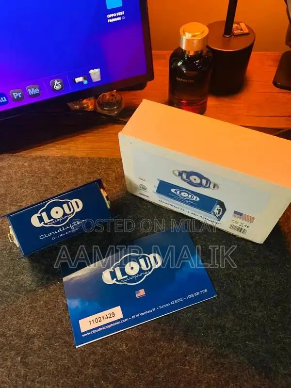 Shure SM7B Professional Broadcast Microphone with Cloudlifter CL-1