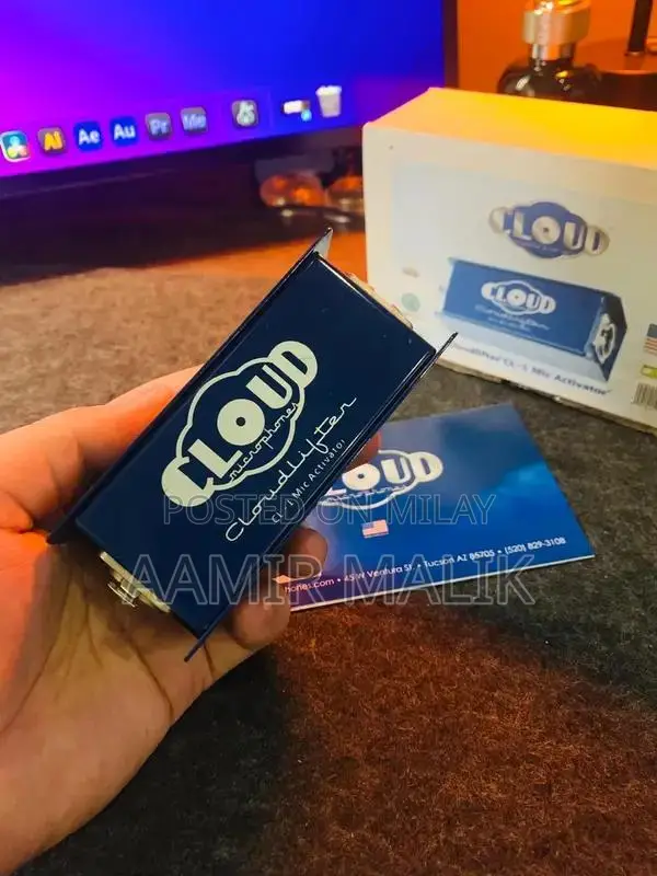 Shure SM7B Professional Broadcast Microphone with Cloudlifter CL-1