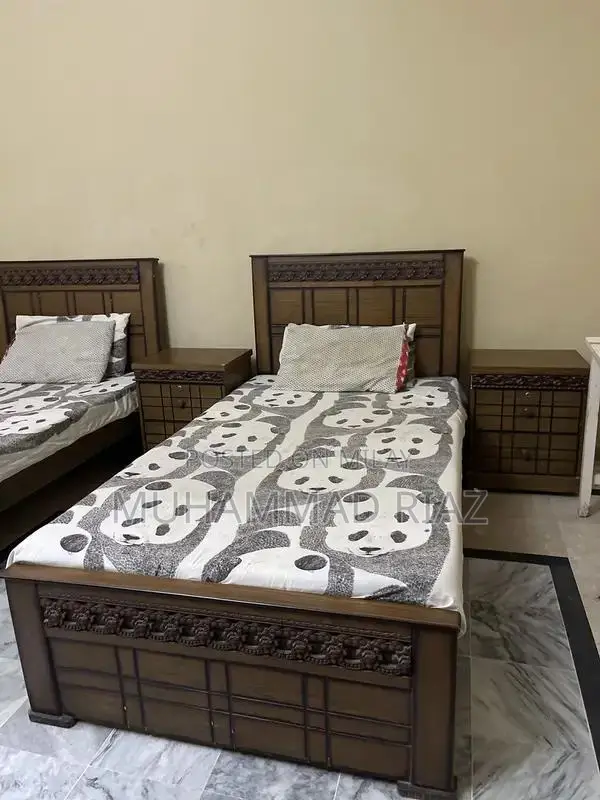 Set of single bed with original molty foam mattress