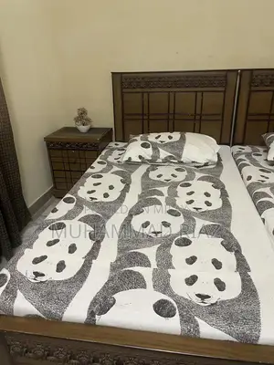 Set of single bed with original molty foam mattress