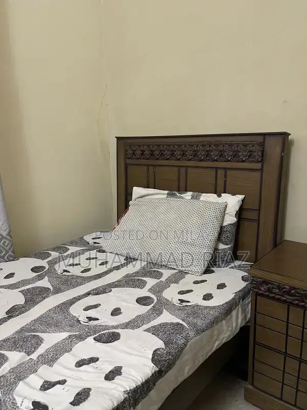 Set of single bed with original molty foam mattress