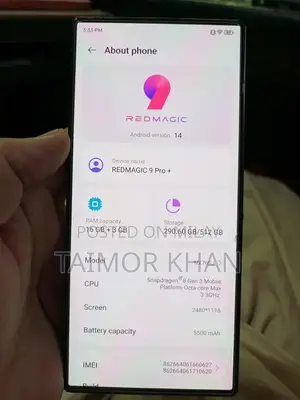 Photo - red magic 9pro plus