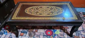 Photo - 2 sofa comebed, 1 dressing table, 1 table 110/60 cm with glass top.