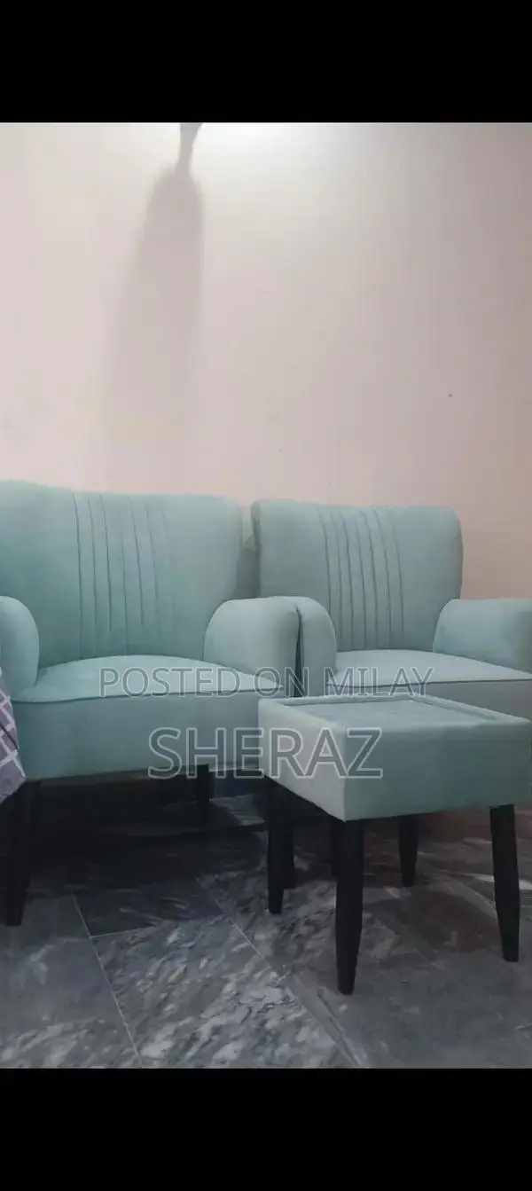 2 sofa chair with one table