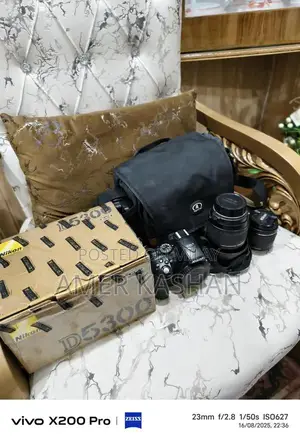 Photo - Nikon D5300 DSLR Camera with Two Lenses and Accessories