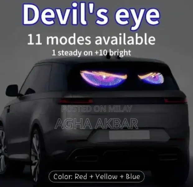 2pcs  dynamic LED devil eye,