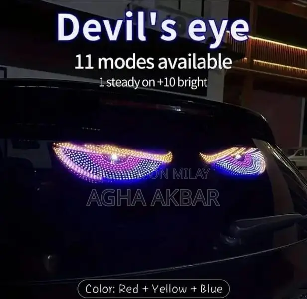 2pcs  dynamic LED devil eye,