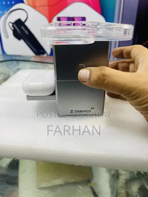 ZeeHoo 3 in 1 Magsafe Station, 360 Rotate, Qi 2 Fast Charging