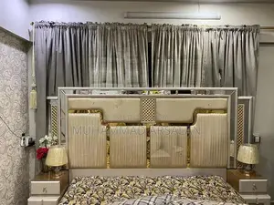 Photo - Complete Bedroom Furniture Set - Bed, Side Tables, Dresser, Cupboard