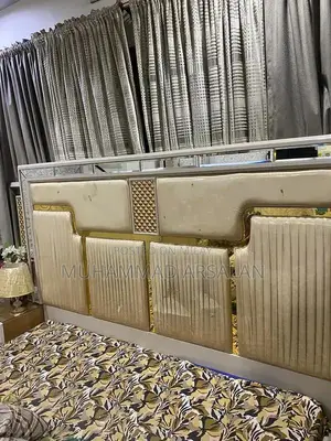 Complete Bedroom Furniture Set - Bed, Side Tables, Dresser, Cupboard