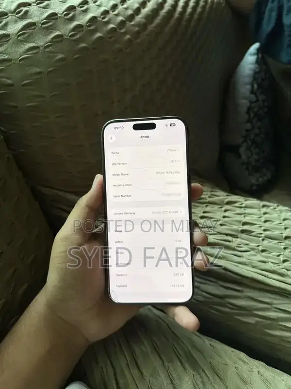 iPhone 16 Pro Max 256GB (Jv)