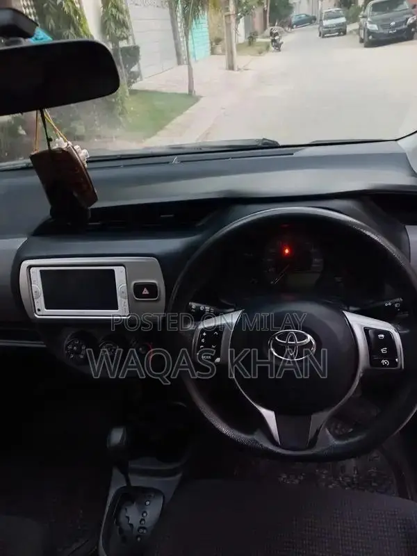 Toyota Vitz Compact City Car - Pearl Black 2015 Model