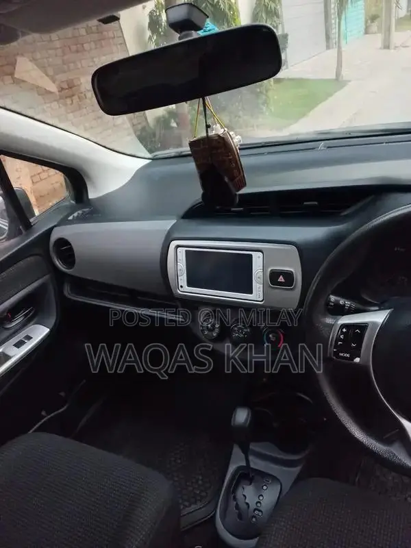 Toyota Vitz Compact City Car - Pearl Black 2015 Model