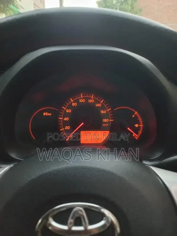 Toyota Vitz Compact City Car - Pearl Black 2015 Model