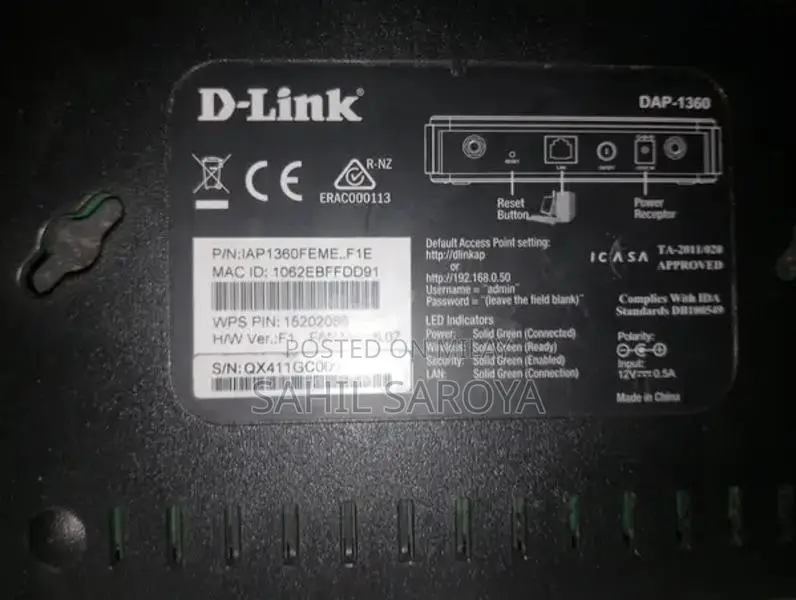 12V 1A Power Modem Network Device