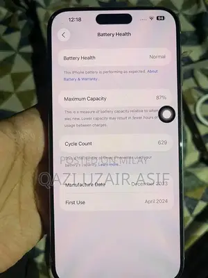 Iphone 15 pro max 256 GB Non PTA Genuine