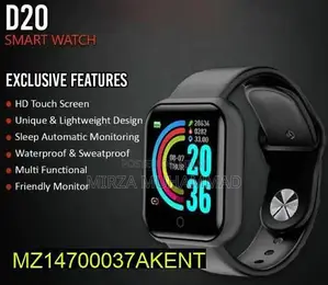 Photo - D20 Smart Bluetooth Waterproof Touch Screen Smartwatch with Metal Body