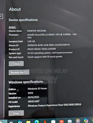 2-in-1 Convertible Tablet Laptop with Windows 10